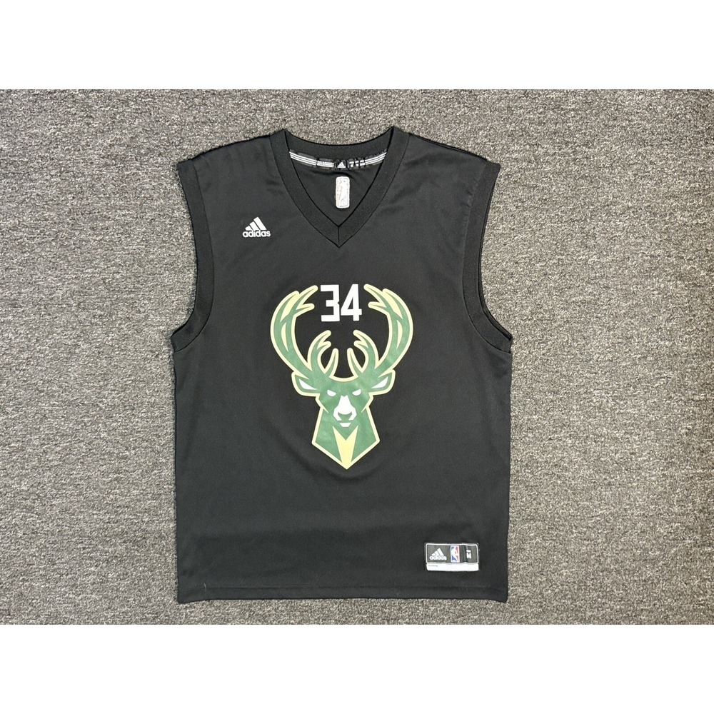 Adidas Milwaukee Bucks Giannis Antetokounmpo Jersey Adult M ⛹️